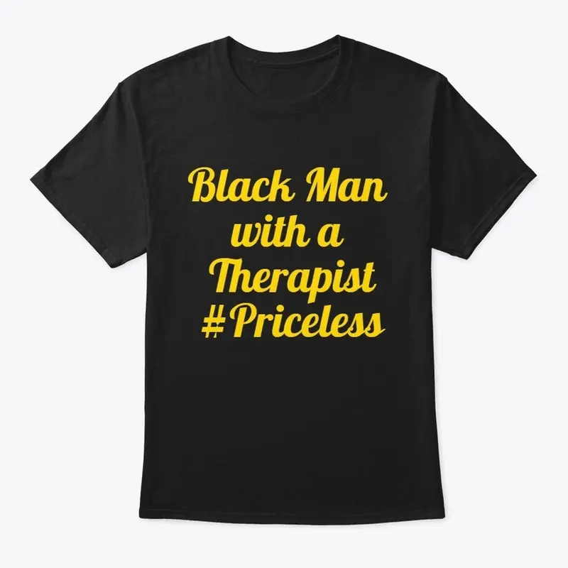 Black Man/Therapist (Gold Text)